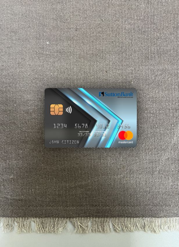 Download USA Ohio SUTTON bank mastercard photolook front Photoshop template